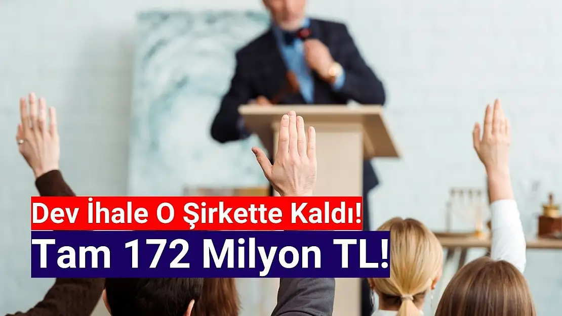 Enerji devi 172.699.370 TL'lik ihaleyi kazandı!