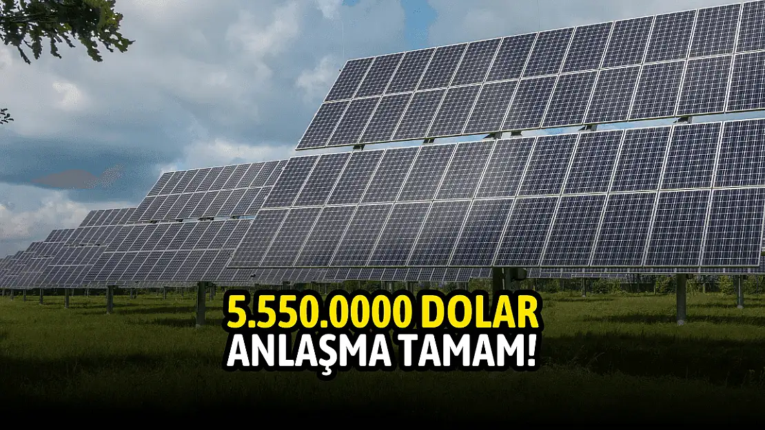 Enerji devinden 5,55 milyon dolarlık iş anlaşması!