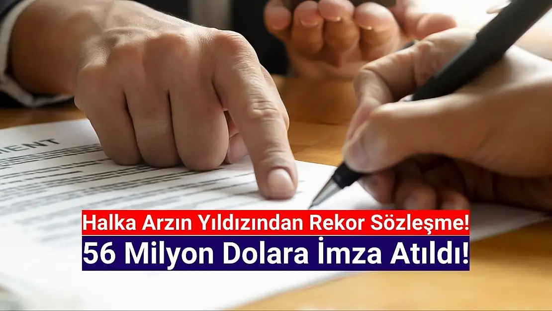 Halka arzın yıldızı 56 milyon dolarlık iş anlaşması açıkladı!