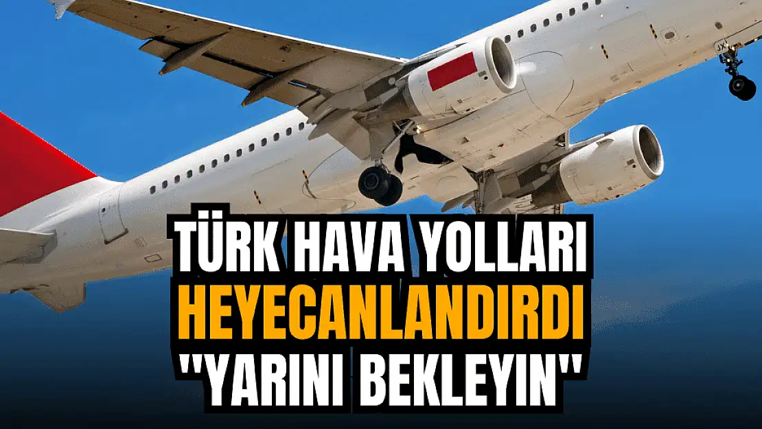 Türk Hava Yolları'ndan yatırımcılarını heyecanlandıran paylaşım: 'Yarını bekleyin'