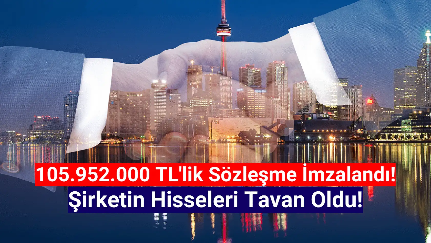 105.952.000 TL'lik sözleşme geldi! Hisse tavan fiyatta!