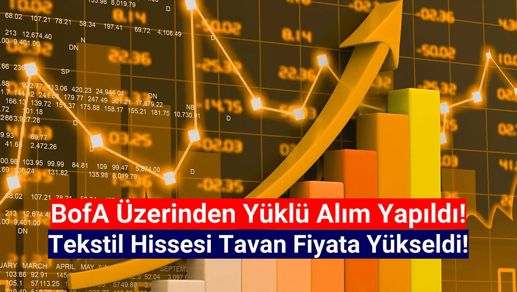 BofA'nın yüklü alım yaptığı tekstil hissesi tavan oldu!