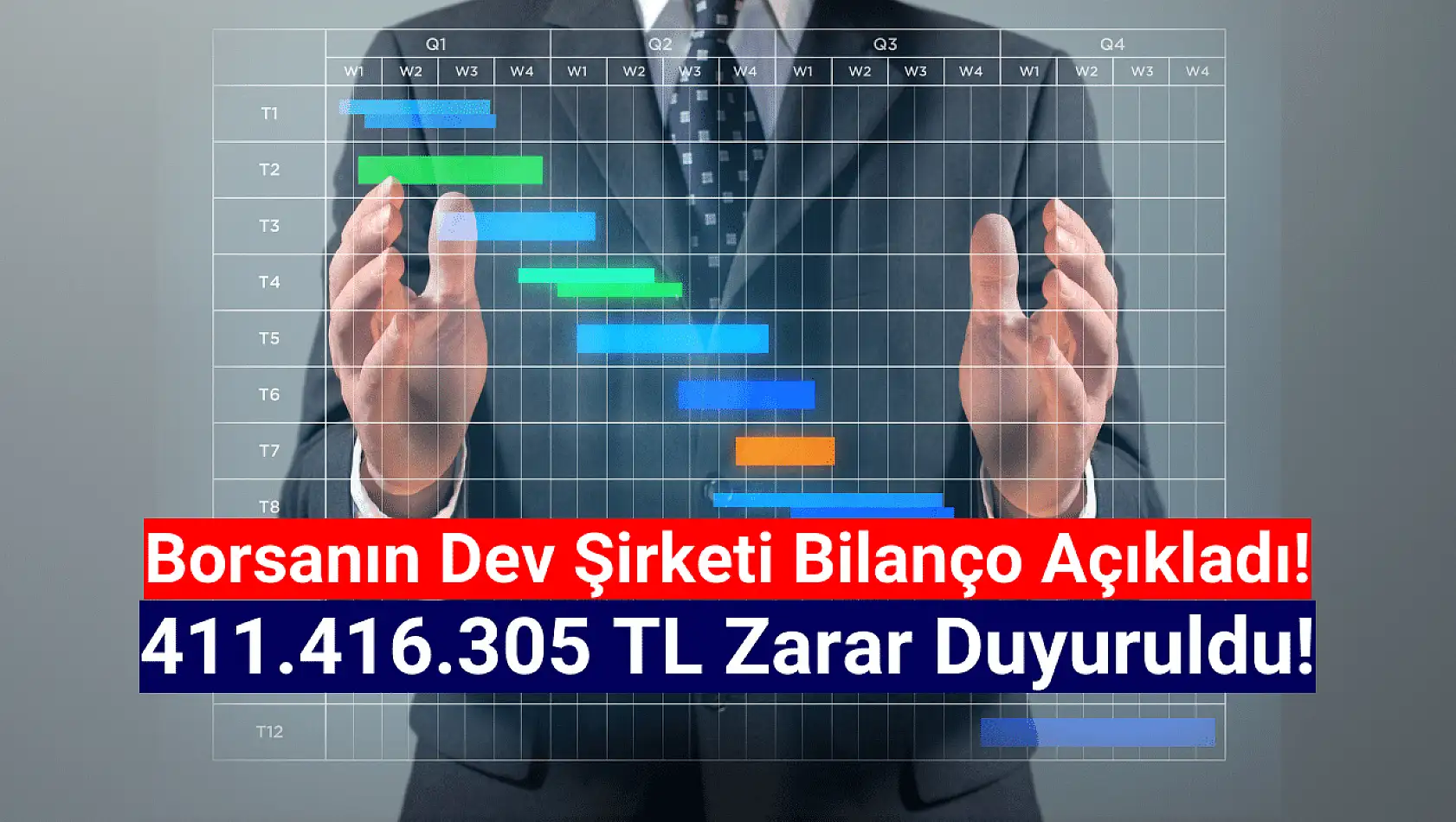 Borsanın dev şirketi 411.416.305 TL zarar açıkladı!