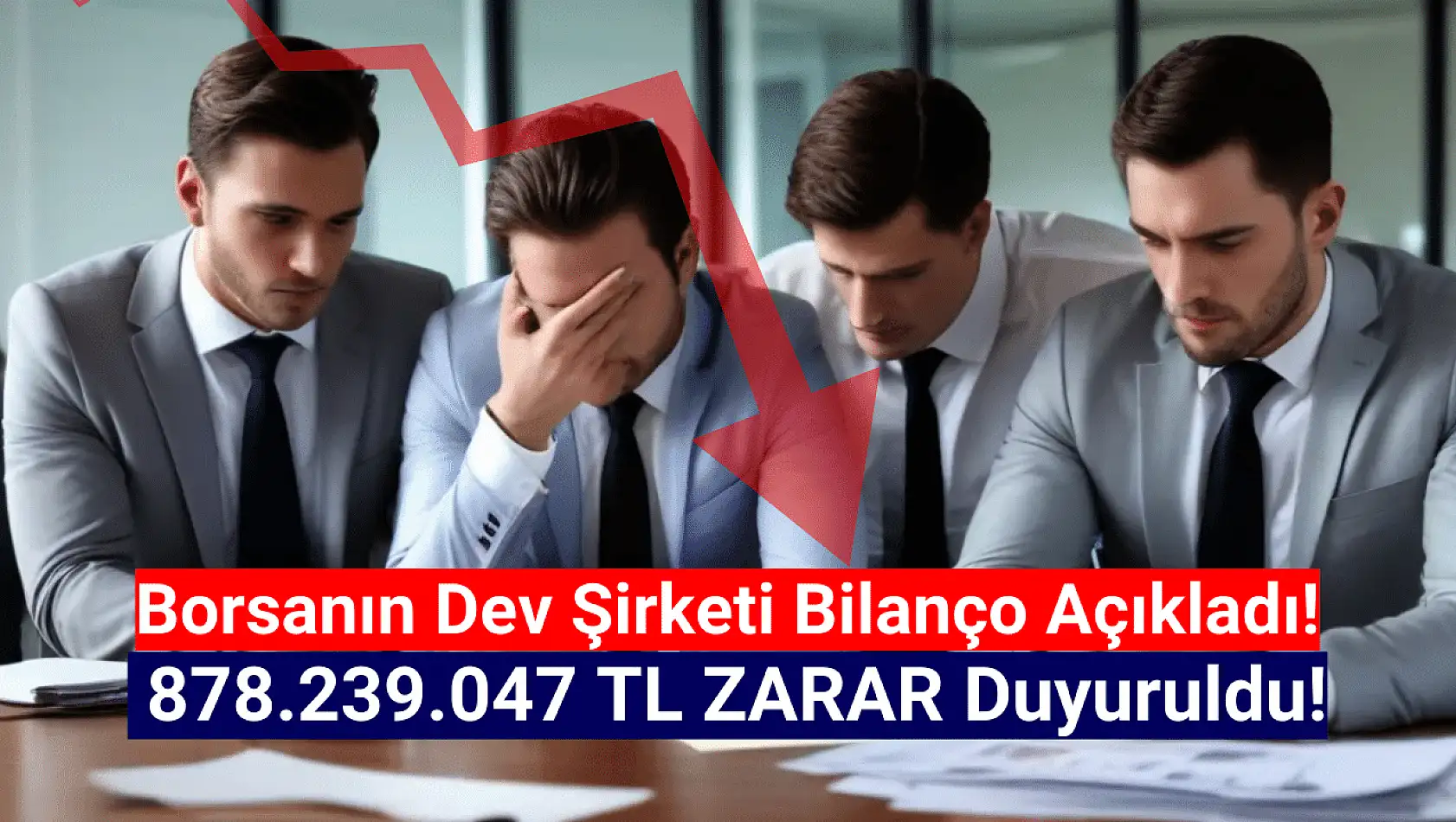 Borsanın dev şirketinden 878.239.047 TL'lik beklenmeyen zarar!