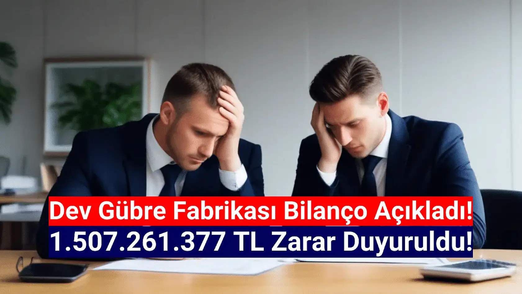 Dev gübre fabrikası 1.507.261.377 TL zarar açıkladı!