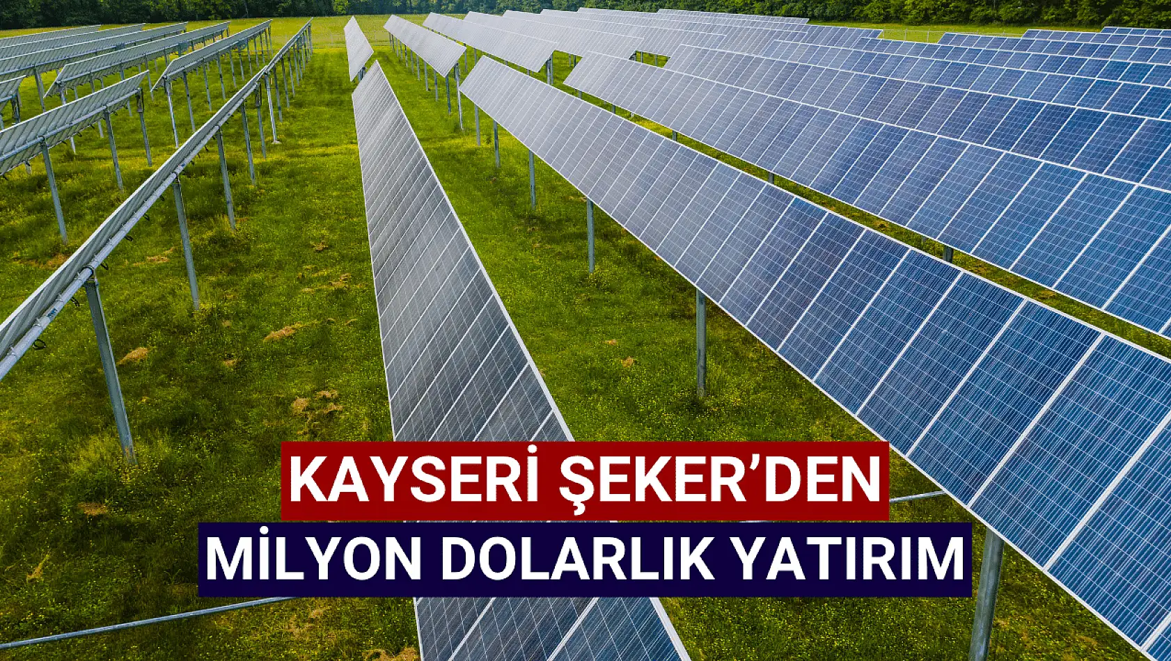 Kayseri Şeker milyon dolarlık yatırımı açıkladı!